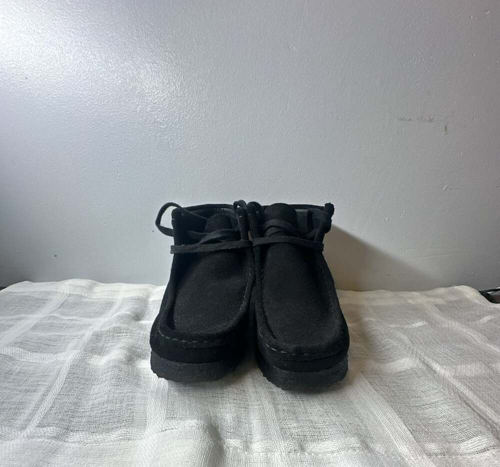 Clarks Originals Wallabee Boot Black Suede